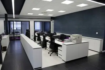 office fitouts for open-plan work areas and private offices