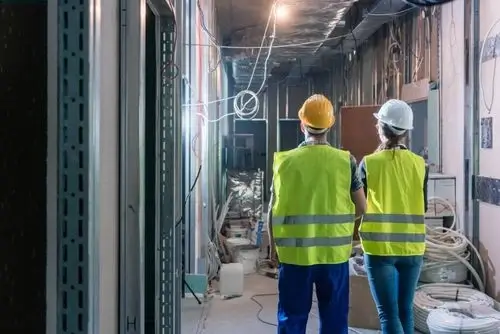 Compliance and finishing works in a commercial fitout project