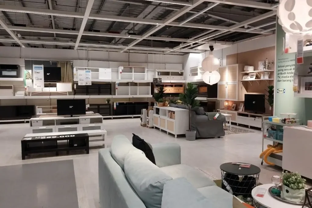 Retail Store Layout Ideas That Improve Customer Experience 3 furniture showroom with a free flow layout